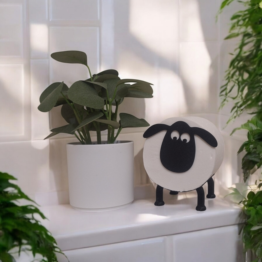 Sheep Toilet Paper Holder - Picture 2 of 6